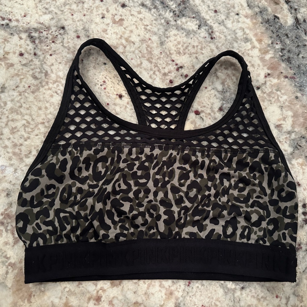 Victoria’s Secret Pink black sports bra